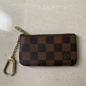 Louis Vuitton Key Pouch Damier Ebene